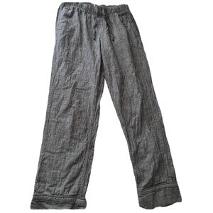 Levi Strauss 100% Cotton Striped Loose Straight Leg Pant